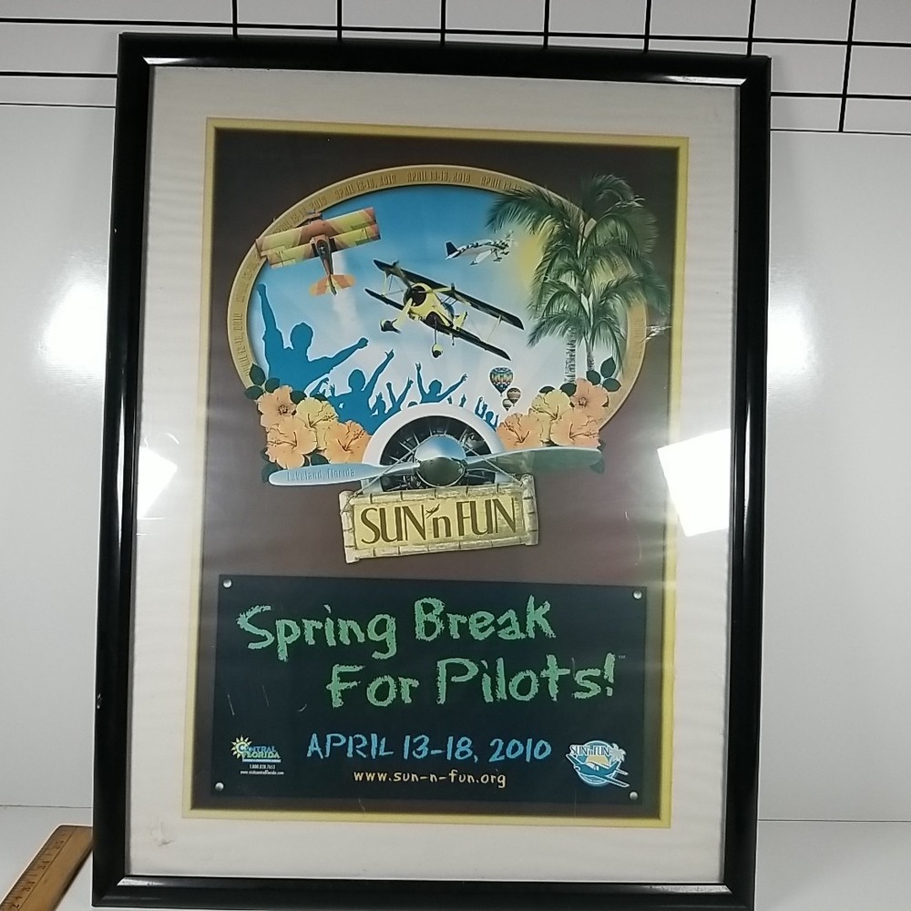 Sun 'N Fun Fly-in 2010 Lakeland Florida Poster AeroShell Team Steve Gustafson